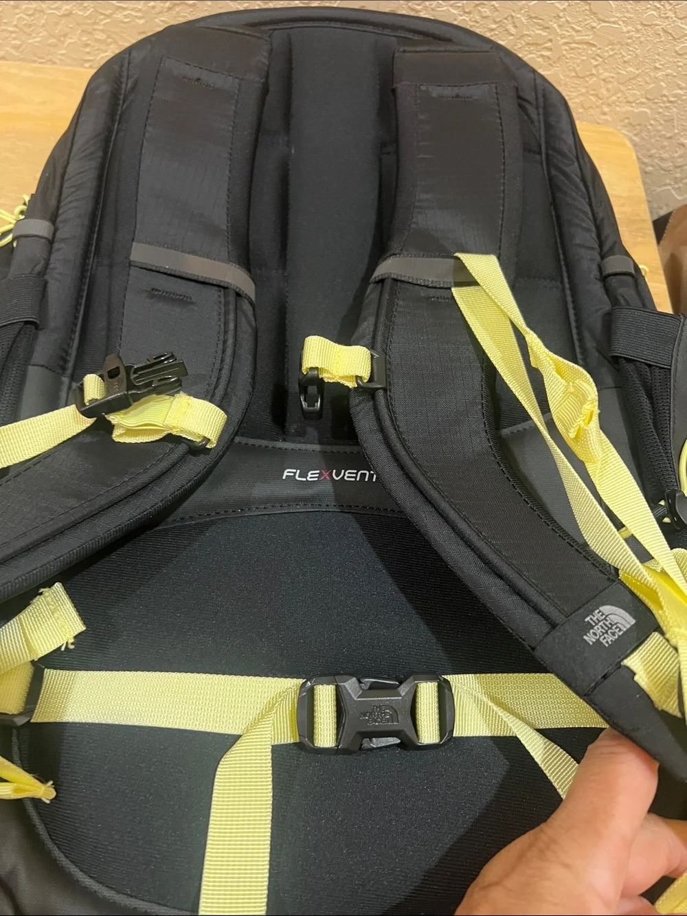 The North Face Boreals Backpack with Lime Accents - Borealis Style